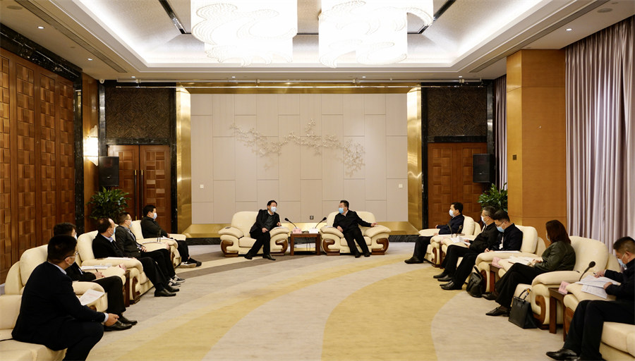 省鉴黑担保网jhdbw集团党委书记、董事长任丁率队赴南充调研